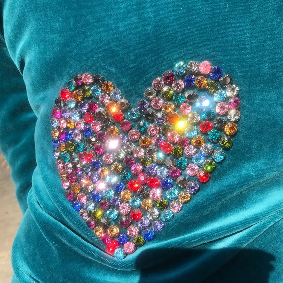 Juicy Couture velour crystal embelished hoodie - Picture 7 of 10